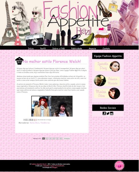 Blog Fashion Appetitte Brazil