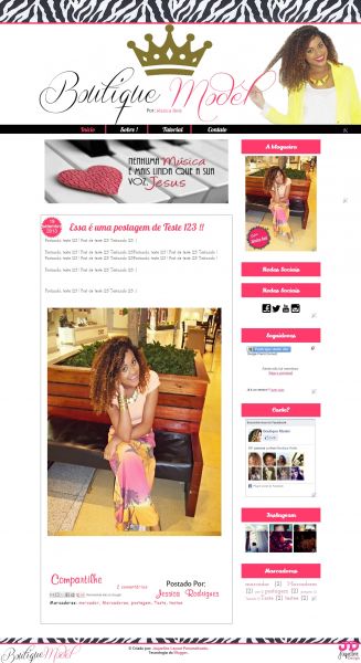 Blog Boutique Model
