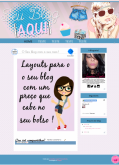 Layout Azul e Rosa